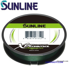 Шнур Sunline X-Plasma Dark Green диаметр 0,191мм размотка 150м тёмно-зелёный